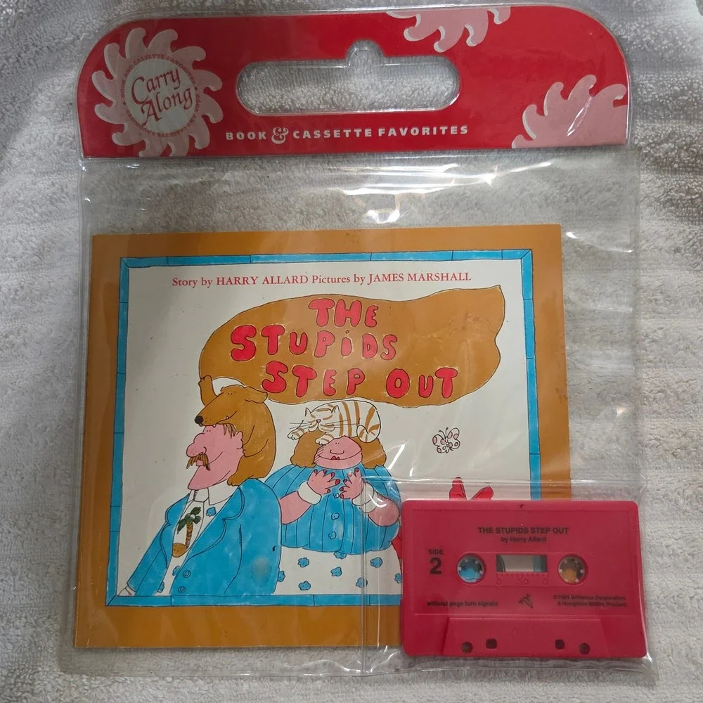 The Stupids Step Out Carry Along Book and Cassette Harry Allard James Marshall